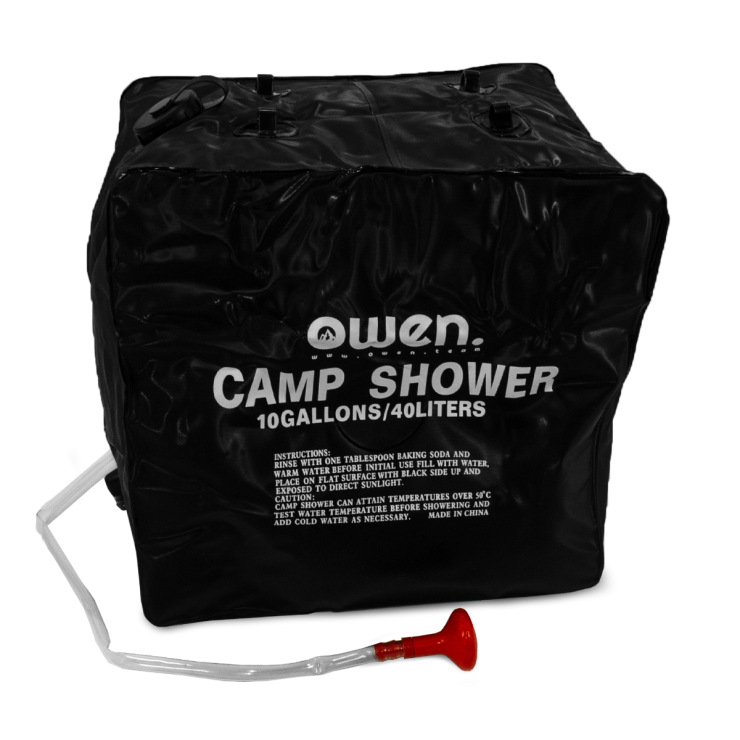 Owen Basic Campingdusch med solpanel