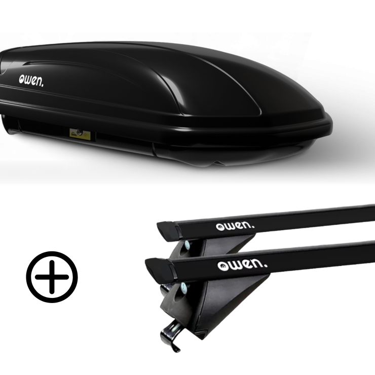 OWEN Takräcke svart 3.0S PRO & Takbox 320L ADVANCED - Bundle