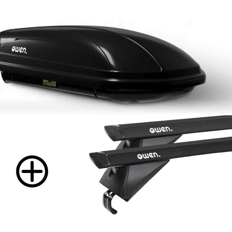 OWEN Takräcke svart 5.0S PRO & Takbox 320L ADVANCED - Bundle