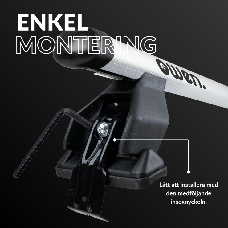 OWEN takräcke 6.0S för tak utan reling (040G) - Silver